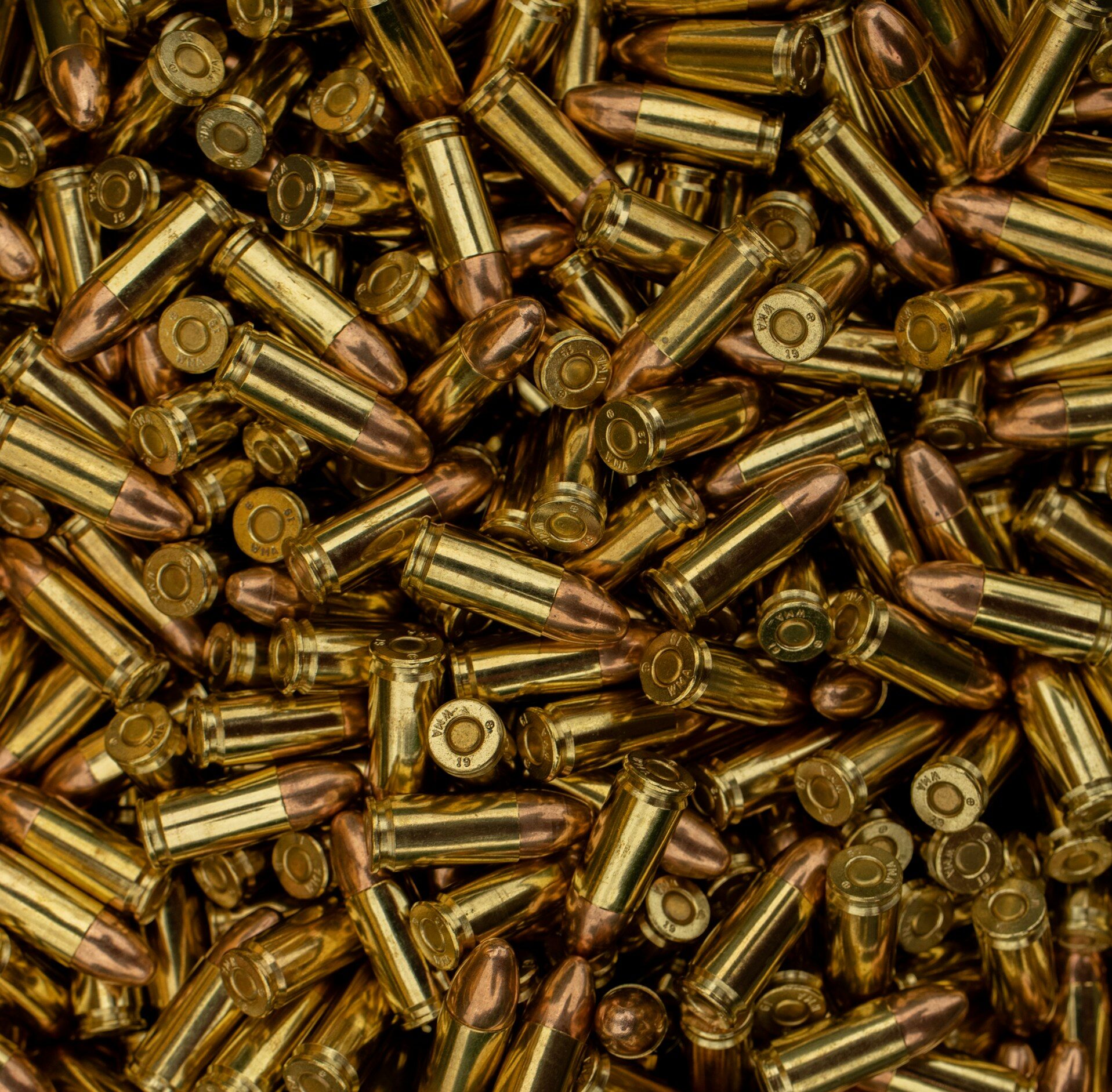 A pile of bullets